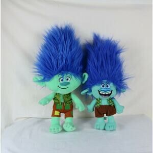 Lot of 3 Dreamworks 16” Trolls Large Happy Branch & Tiny Diamond Plush Doll